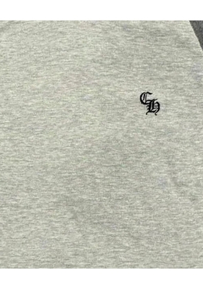Chrome Hearts cross-patch raglan-sleeve T-shirt - Grey