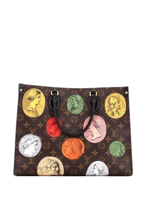 Louis Vuitton Pre-Owned OnTheGo Limited Edition Fornasetti Cameo Monogram Canvas MM tote bag - Brown