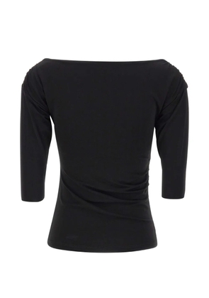 kaos boat-neck blouse - Black