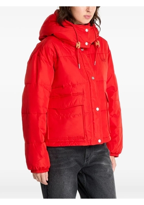 LEE padded hooded jacket - Red