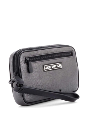 Louis Vuitton Pre-Owned Alpha Wristlet Taurillon Leather clutch bag - Grey