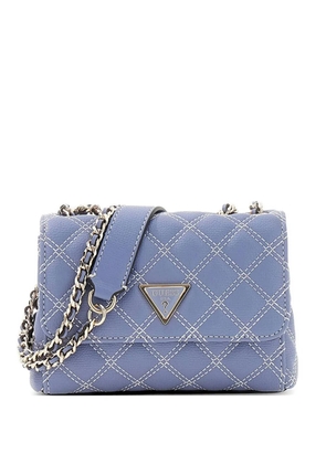 GUESS USA Giully logo-plaque shoulder bag - Blue
