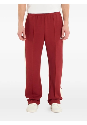 karl kani side-stripe track pants - Red