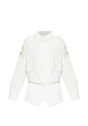 IRO Wouna epaulette-detail twisted-waist jacket - White