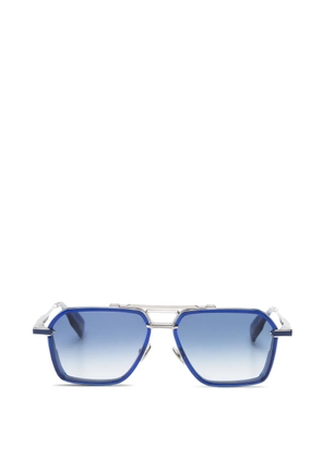 T Henri Eyewear Shadow browline sunglasses - Silver