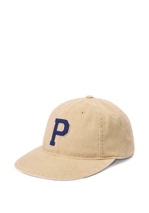 Polo Ralph Lauren logo-embroidered leather-strap baseball cap - Neutrals