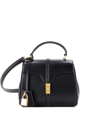 Celine Pre-Owned 16 Top Handle Bag Smooth Calfskin Mini satchel - Black