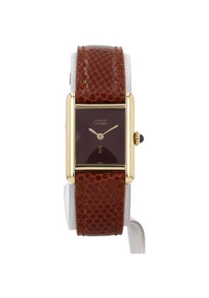 Cartier 1990s Tank Must 28mm watch - Red