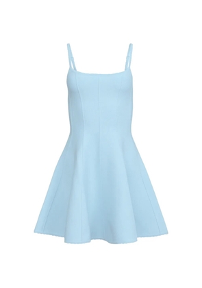 Fleur Du Mal flared corset mini dress - Blue