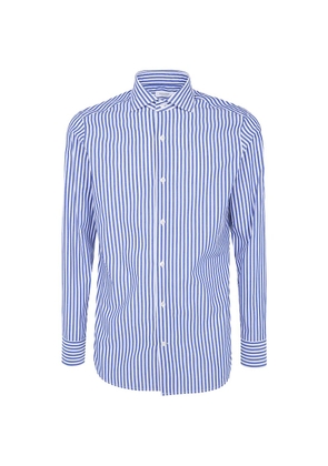 Tintoria Mattei striped long-sleeve shirt - Blue