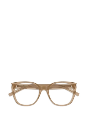 Saint Laurent Eyewear cat-eye frame glasses - Neutrals
