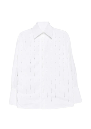 ARMARIUM Malik crystal-embellished long-sleeve shirt - White