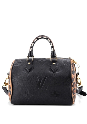 Louis Vuitton Pre-Owned Speedy Bandouliere Bag Wild at Heart Monogram Empreinte Giant 25 satchel - Black