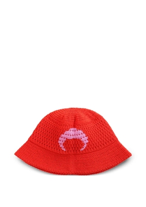 Marine Serre moon-motif bucket hat - Red