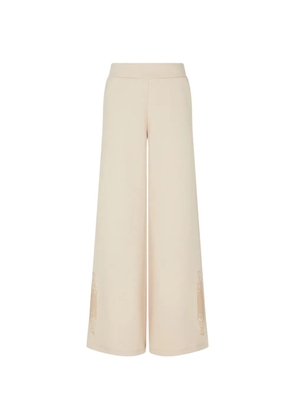 Ea7 Emporio Armani logo trousers - Neutrals