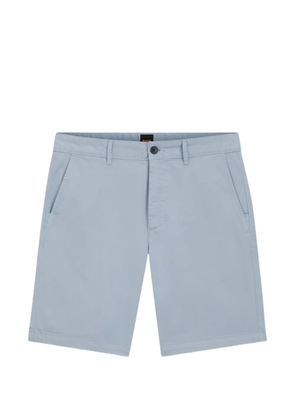 BOSS slim-fit cotton chino shorts - Blue