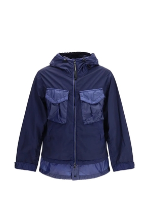 C.P. Company goggle-detail hooded jacket - Blue