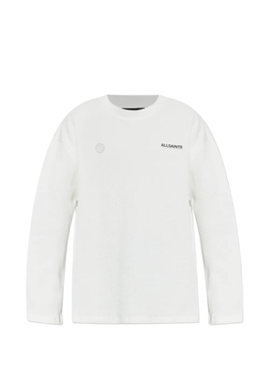 AllSaints Emblem long-sleeve T-shirt - White