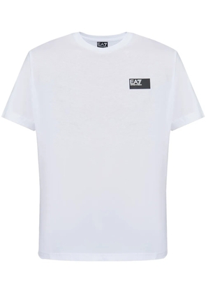 Ea7 Emporio Armani logo-print T-shirt - White