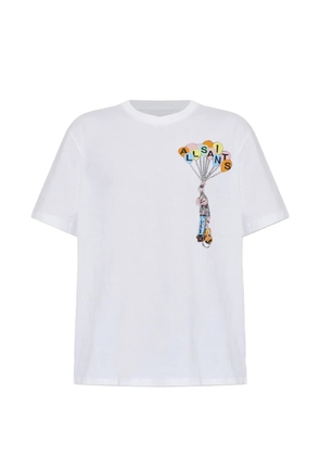 AllSaints graphic-print T-shirt - White
