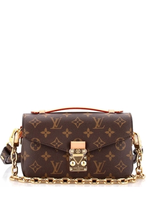 Louis Vuitton Pre-Owned Pochette Metis Monogram Canvas East West crossbody bag - Brown