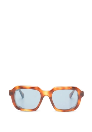 L.G.R Raffaello geometric-frame sunglasses - Brown
