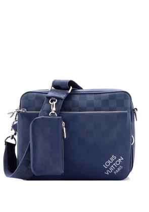 Louis Vuitton Pre-Owned Trio Messenger Bag Damier Infini Leather crossbody bag - Blue