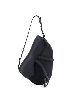 Christian Dior Pre-Owned Ultra Matte Saddle Handbag Leather Medium shoulder bag - Black