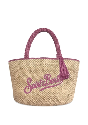 MC2 Saint Barth logo-embroidered tote bag - Neutrals