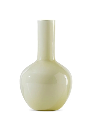 Venini Opachi glossy-finish bulbous vase - Yellow