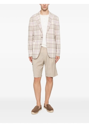 Manuel Ritz pleated shorts - Neutrals
