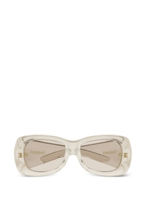 Saint Laurent Eyewear SL 901 Howl rectangle-frame sunglasses - Neutrals