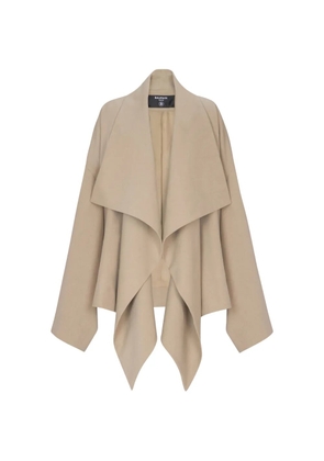 Balmain loose gabardine jacket - Neutrals