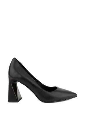 LINDA BAUMANN pointed-toe sculptural-heel pumps - Black