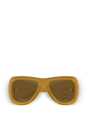 Saint Laurent Eyewear SL 902 Howl rectangle-frame sunglasses - Yellow