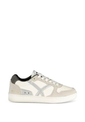 GAS panelled perforated sneakers - White