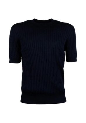 Peserico cable-knit T-shirt - Blue
