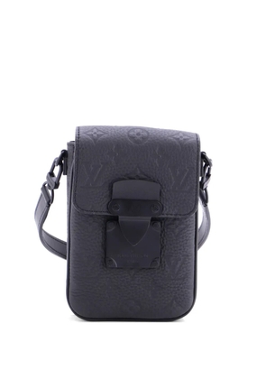 Louis Vuitton Pre-Owned S Lock Vertical Wearable Wallet Monogram Taurillon Leather crossbody bag - Black