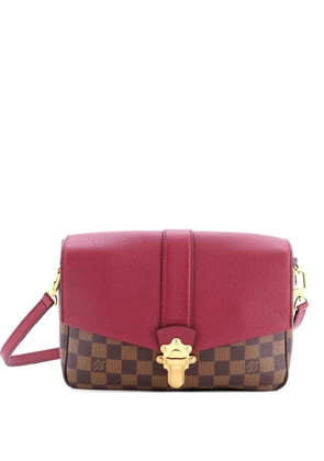 Louis Vuitton Pre-Owned Clapton Handbag Damier and Leather PM crossbody bag - Brown