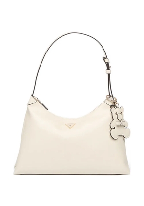 GUESS USA Kassie teddy-bear charm tote bag - Neutrals