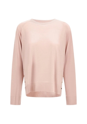 Herno raglan-sleeve press-stud sweater - Pink