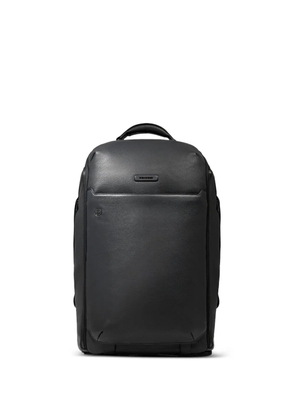 PIQUADRO logo-plaque backpack - Black