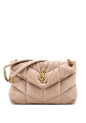 Saint Laurent Pre-Owned Loulou Puffer Shoulder Bag Quilted Leather Small crossbody bag - Neutrals