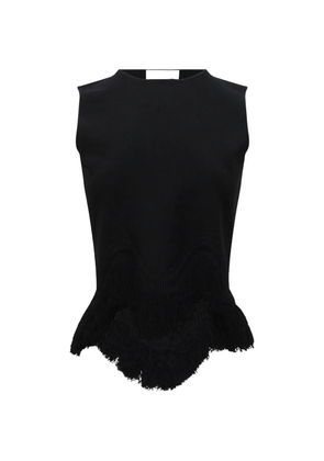 Ulla Johnson Koa fringe-trimmed blouse - Black