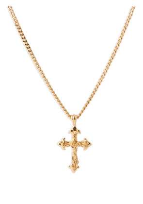 Emanuele Bicocchi small Fleury Cross necklace - Gold