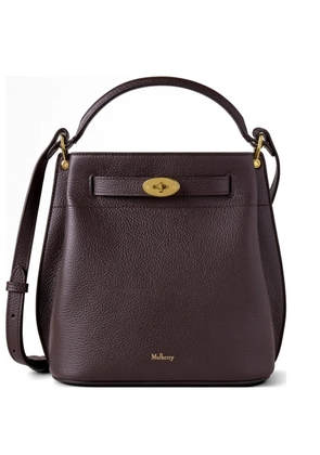 Mulberry Islington grained-leather bucket bag - Brown