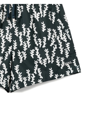 Zegna printed swim shorts - Green
