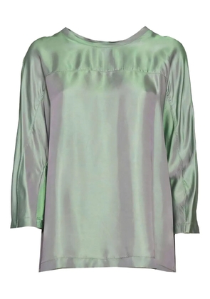 ASPESI iridescent blouse - Green