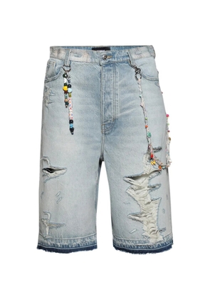 Nahmias Venice distressed denim shorts - Blue