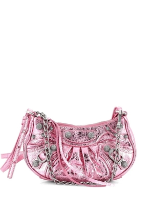 Balenciaga Pre-Owned Le Cagole Giant Studs Shoulder Bag Leather with Crystals Mini crossbody bag - Metallic